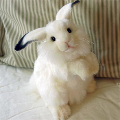 lifelike bunny stuffed animal