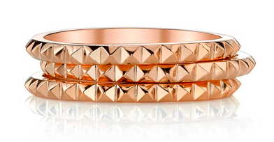 Anita Ko Rose Gold Spike Rings