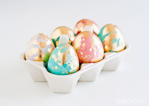 Easter, Golden Marbled Eggs