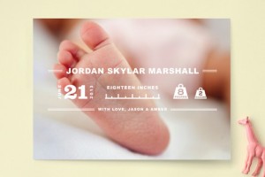 Minted Birth Announcements