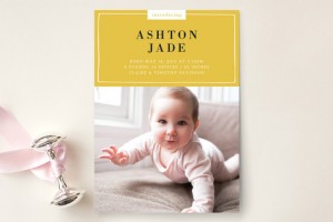 Minted Birth Announcements