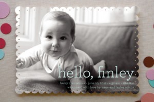 Minted Birth Announcements