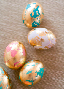 Easter, Golden Marbled Eggs